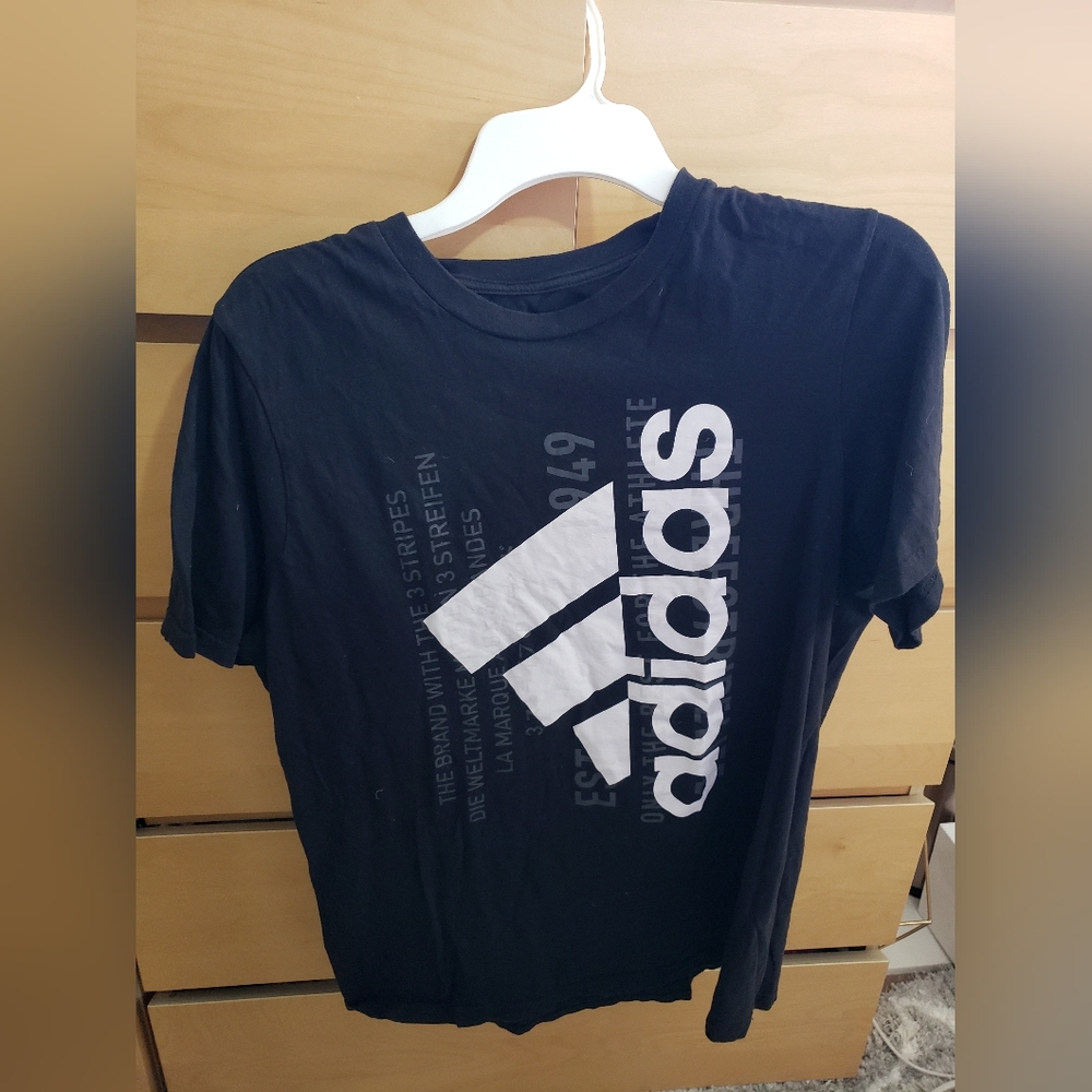 Mens Adidas Amplifier Logo athletic tshirt L